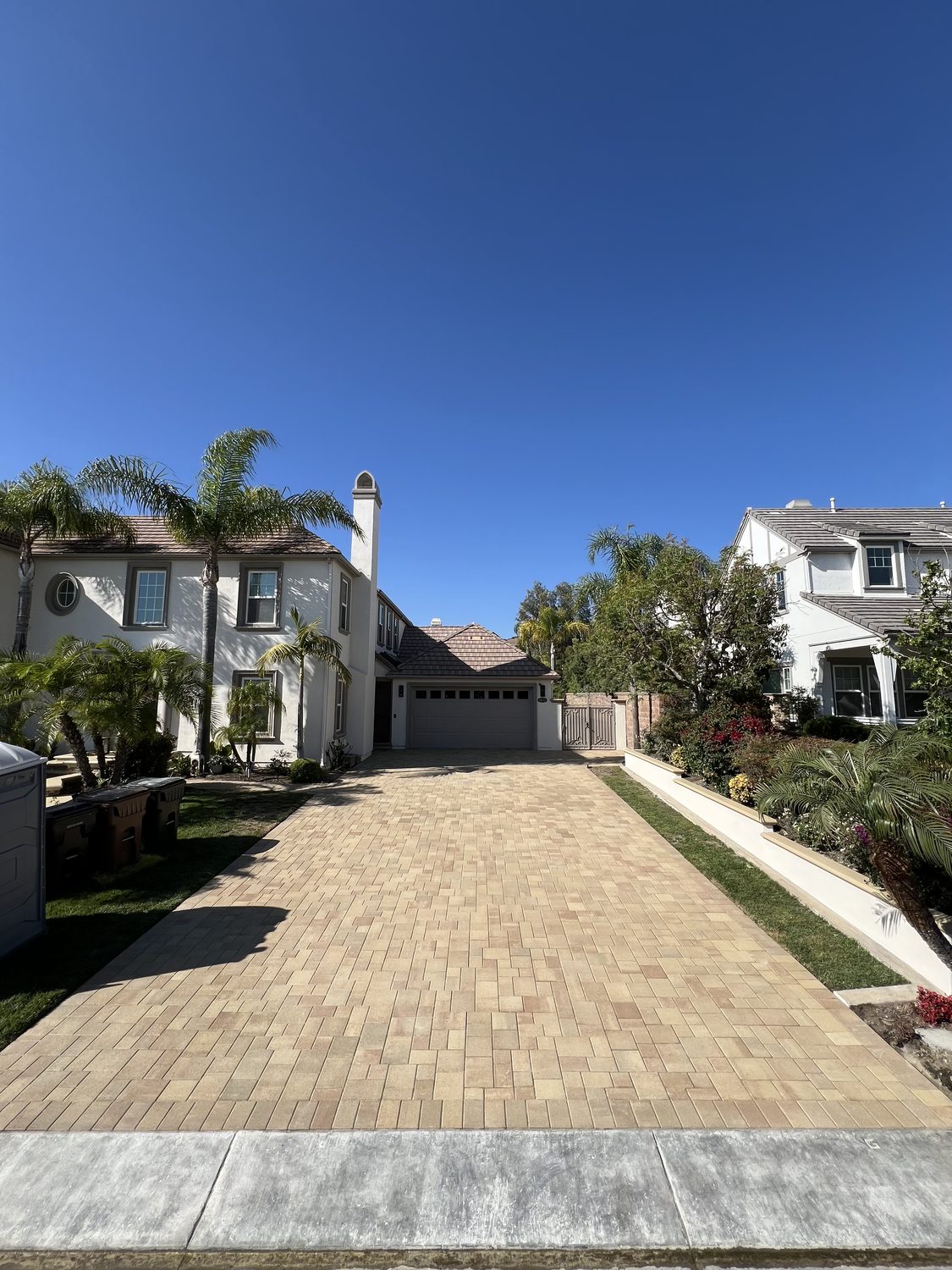 After: finished B&M paver project